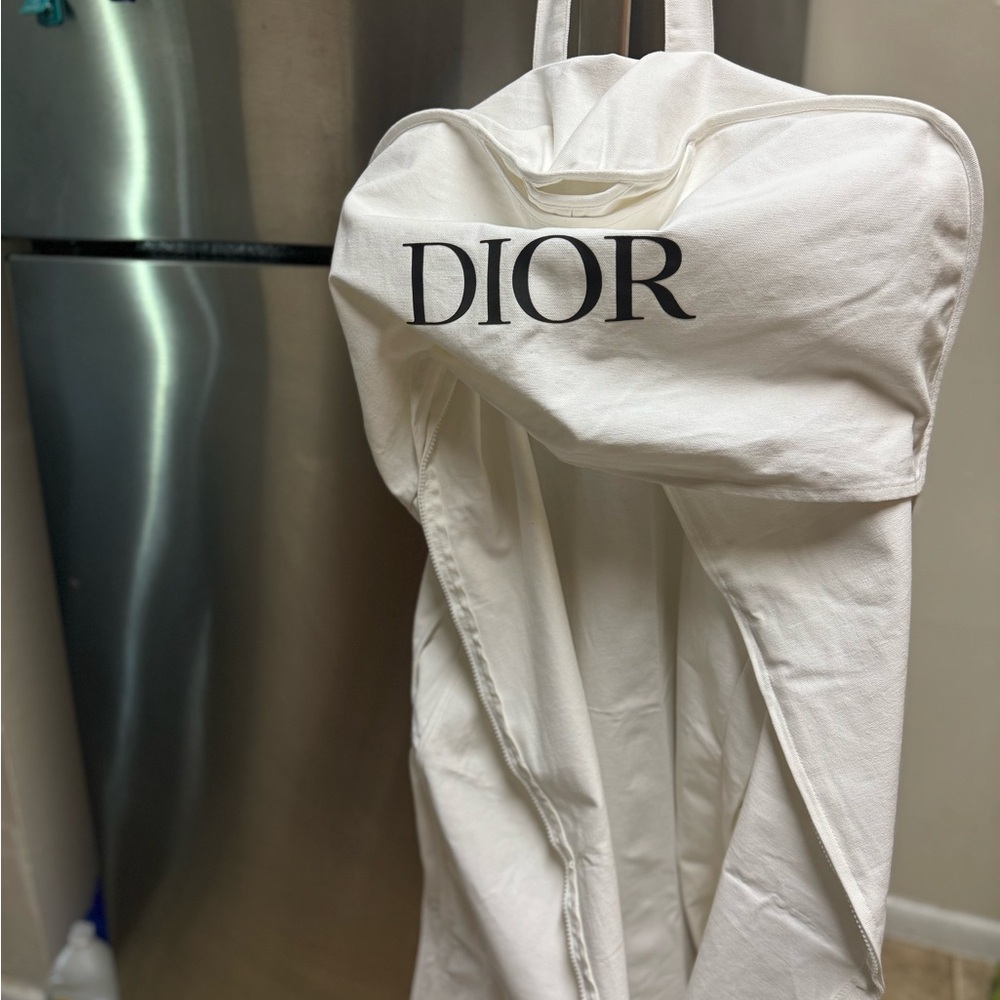 Dior White Travel Bag